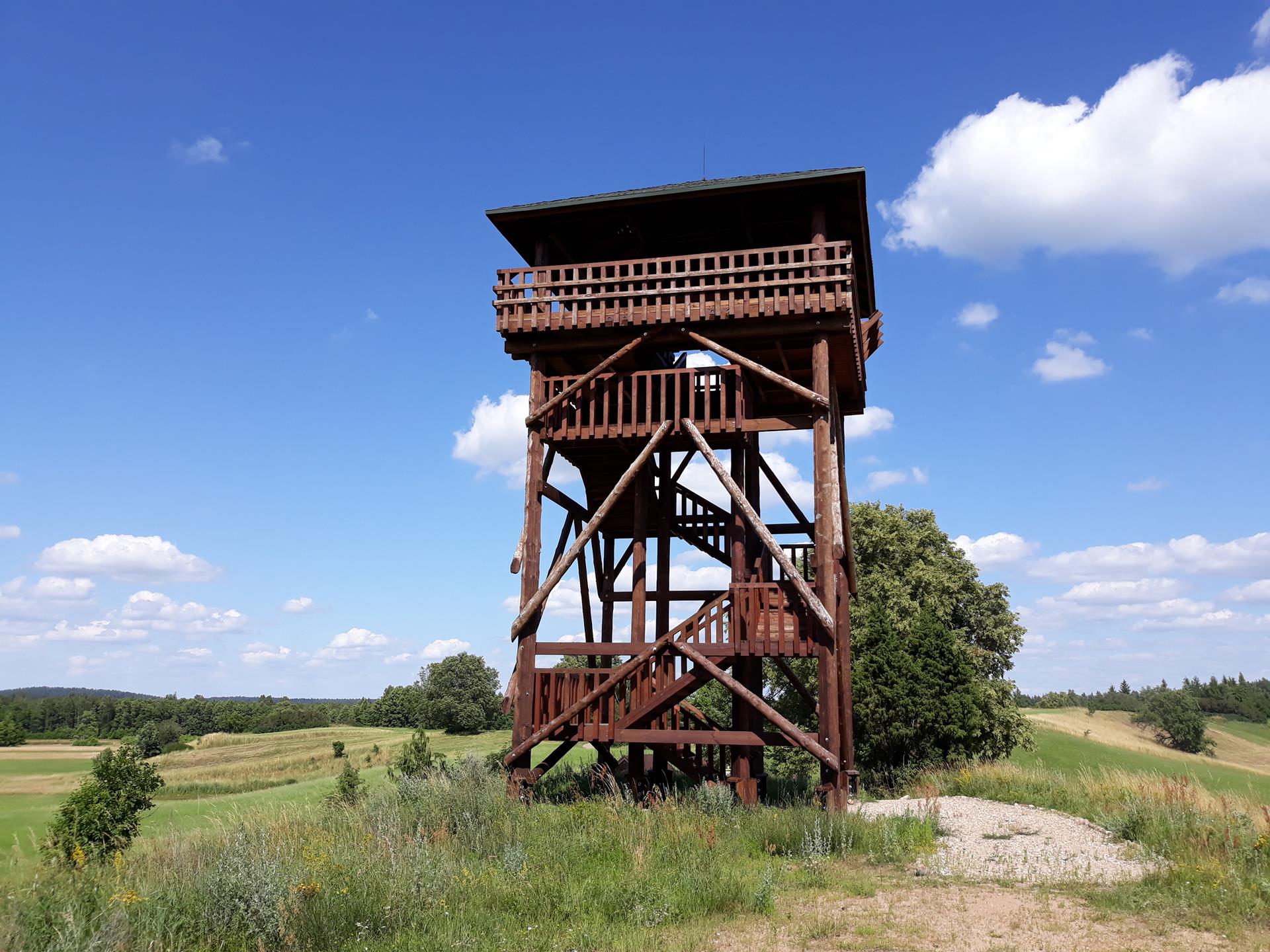 Atrakcje Suwalszczyzny - Wieża widokowa Krusznik